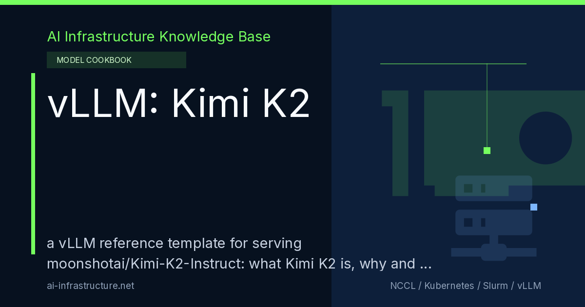 vLLM: Kimi K2 - AI Infrastructure Knowledge Base