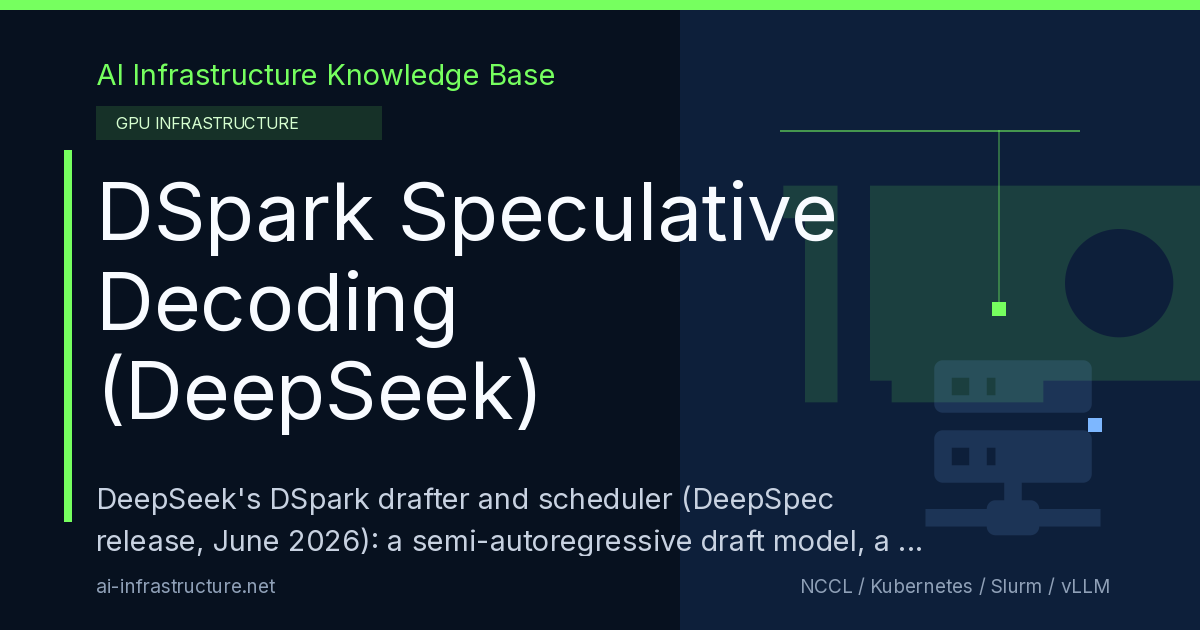 DSpark Speculative Decoding (DeepSeek) - AI Infrastructure Knowledge Base